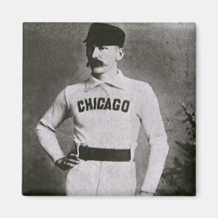 Íman Foto Antiga, Jogador de Beisebol de Chicago