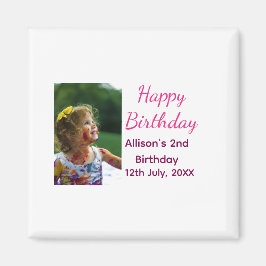 Íman Foto: Apelido clássico moderno data feliz aniversá