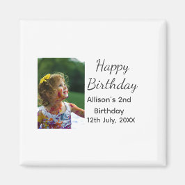 Íman Foto: Apelido clássico moderno data feliz aniversá