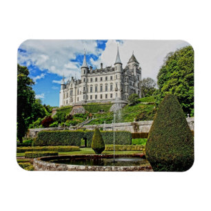 Íman Foto da arquitetura do castelo de Dunrobin