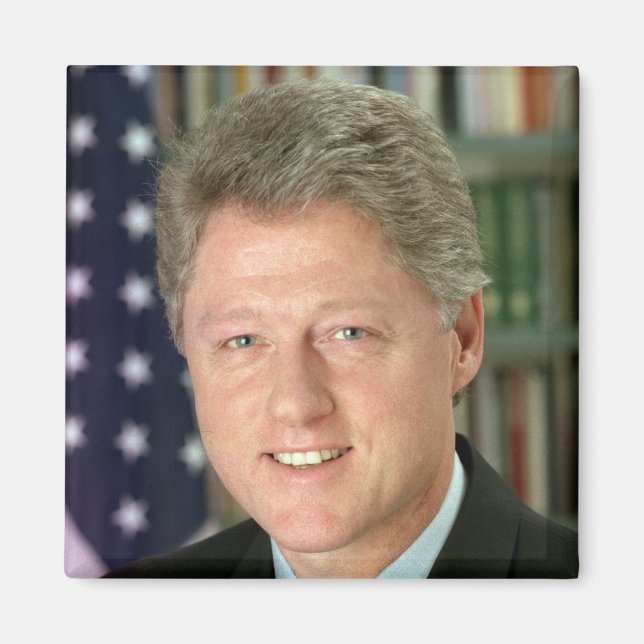 Íman Foto da Casa Branca do Presidente Bill Clinton (Frente)