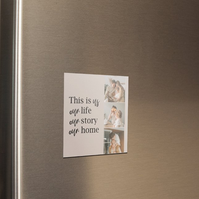 Íman Foto da família de Casais modernos e citação da fa (Criador carregado)