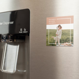 Íman Foto da família moderna   Agradecido Grateful 