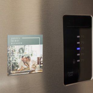 Íman Foto da família moderna   Feliz alegre abençoada