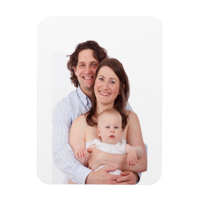 Íman Foto da família personalizada (Vertical)