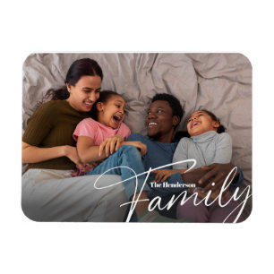 Íman Foto da família personalizada simples