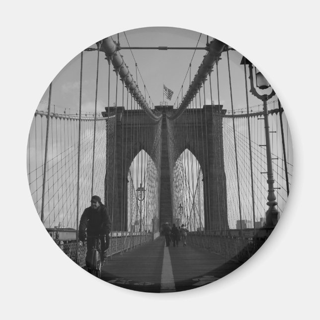 Íman Foto da ponte Brooklyn (Frente)