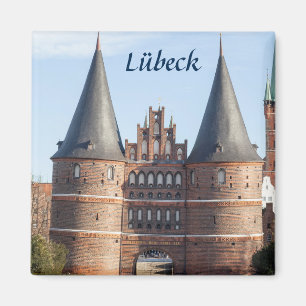 Íman Foto da porta de Lübeck Holstentor