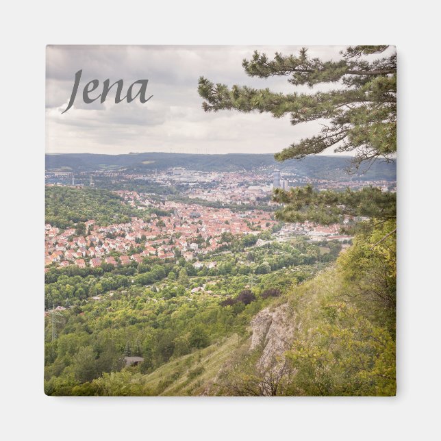 Íman Foto da vista Jena (Frente)