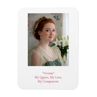 Íman Foto de Aniversário Moderno