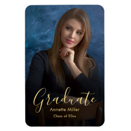 Íman Foto de Anúncio de Formatura Moderno e Elegante