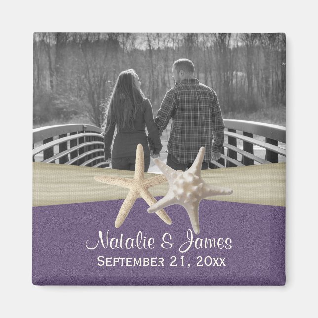 Íman Foto de Beach Starfish (Frente)