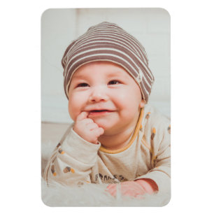 ÍMAN FOTO DE BEBÊ ÍMÃ PERSONALIZADO GRANDE 4X6