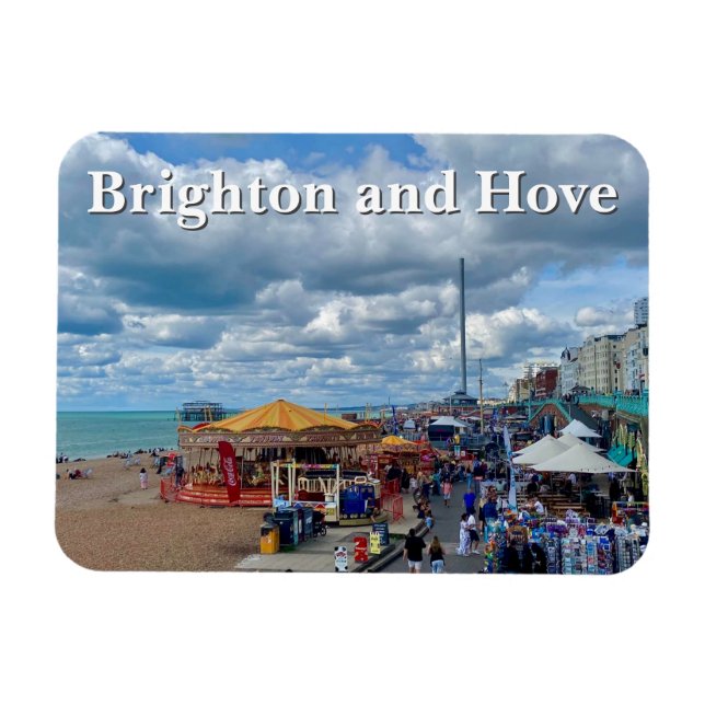 Íman Foto de Brighton e Hove Seafront (Horizontal)