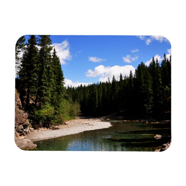 Íman Foto de Canoe Meadows Kananaskis Canadá (Horizontal)