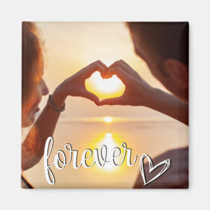 Íman Foto de Casais personalizados para sempre