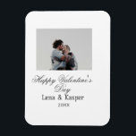 Íman foto de casal moderno simples dia dos namorados<br><div class="desc">Design para casal amor</div>
