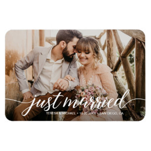 Íman Foto de Casamento de Script de Recem casados de El