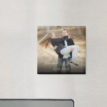 Foto de Casamento Elegante de Caligrafia Dourada