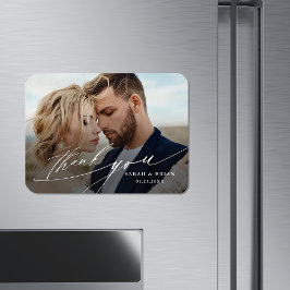 Íman Foto de Casamento por Caligrafia Moderna