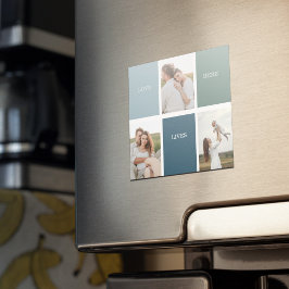 Íman Foto de Colagem da Família Moderna | Love Live Her