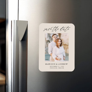 Íman Foto De Criação De Script Elegante Salvar A Data