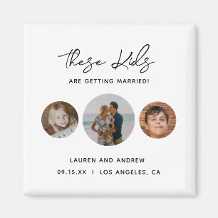 Íman Foto De Crianças Únicas Engraçadas Casamento Salve