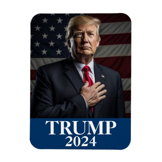 Íman Foto de Donald Trump - Excelente Trump 2024 Keep A (Vertical)