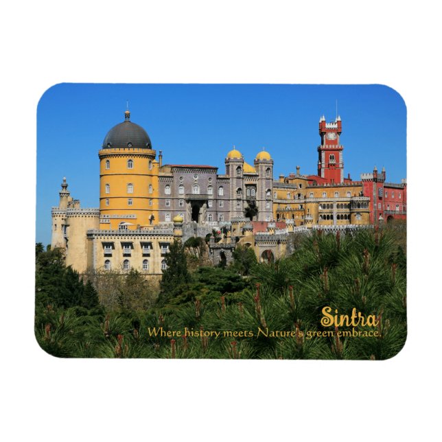Íman Foto de Fairytale Sintra Palace, em Portugal (Horizontal)