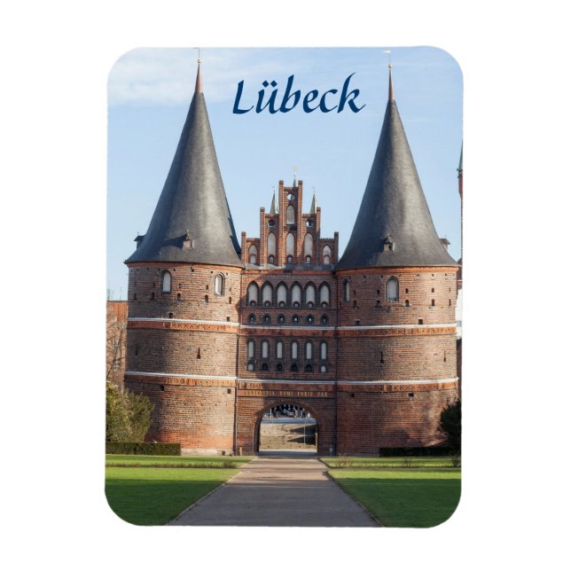 Íman Foto de Gate Holstentor (Vertical)