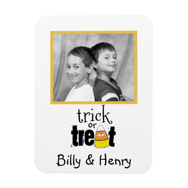 Íman Foto de Halloween Furiosa de doce doce doce (Vertical)