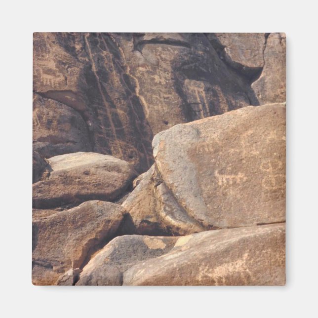 Íman Foto de Hieroglifos do Sudoeste Desenhada (Frente)