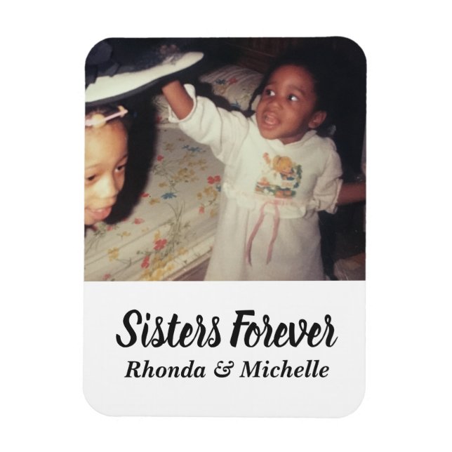 Íman Foto de irmãs bonitas (Vertical)