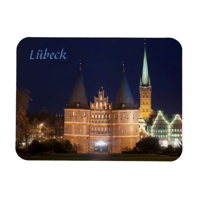 Íman Foto de Lübeck (Horizontal)