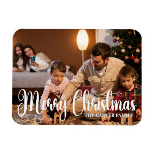 Íman Foto de Memória de Natal Festivo da Família
