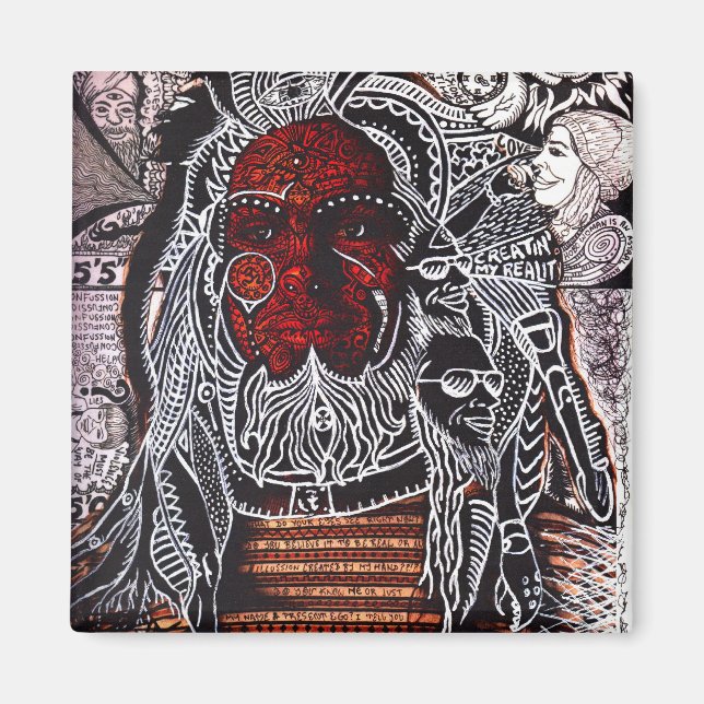 Íman Foto de mug (Frente)