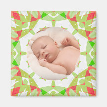 Foto de Natal Personalizada Verde Bonito e Suave