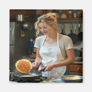 Íman Foto de Panquecas de Cozinha Personalizar