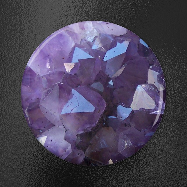 Íman Foto de Quartzo Amethyst Brasileiro Roxo (Criador carregado)