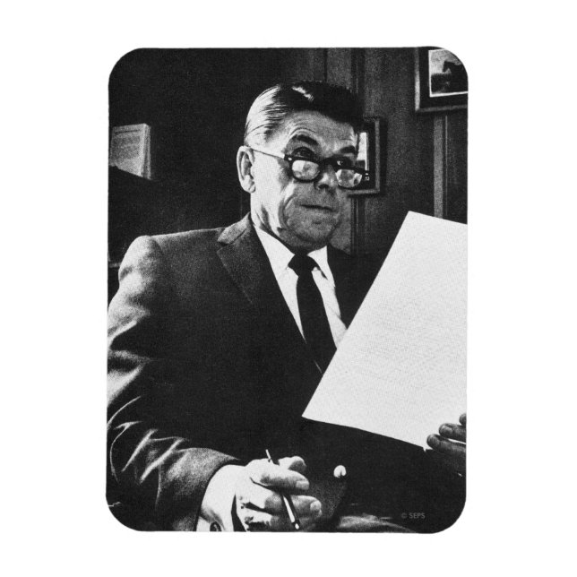 Íman Foto de Ronald Reagan (Vertical)