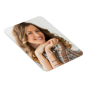 Íman Foto de Script de Graduação Moderna