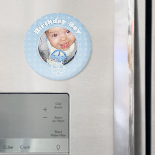 Íman Foto do Aniversário Boy Winter Onederland