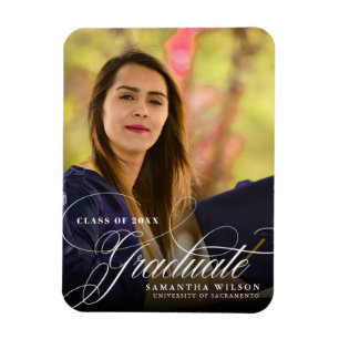 Íman Foto do Anúncio de Graduação da Caligrafia