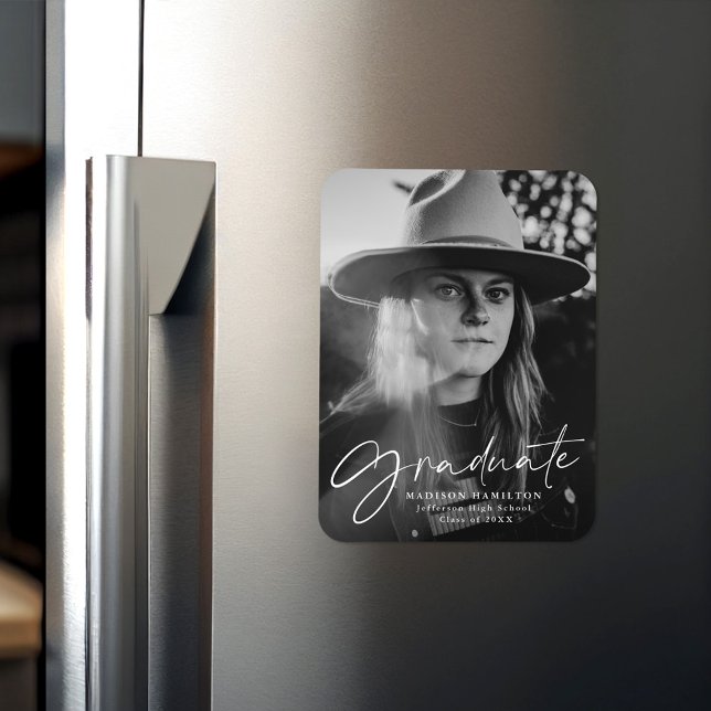 Íman Foto do Anúncio de Graduação de Script na moda (Criador carregado)