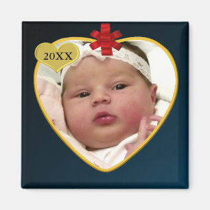 Íman Foto do Bebê Mantenha o Natal