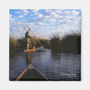 Íman Foto do delta de Okavango