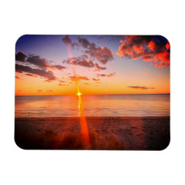 Íman Foto do pôr do sol na praia de Cape Cod