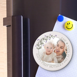 Íman Foto do primeiro Dia de as mães de flor selvagem 