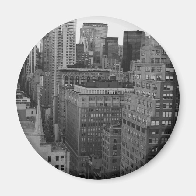 Íman Foto do Skyline NYC (Frente)