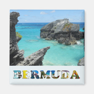 Íman Foto do Viagem da praia do Oceano Azul das Bermuda